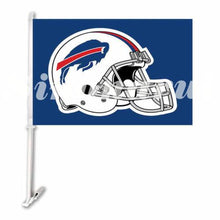 Load image into Gallery viewer, Buffalo Bills Car Flag 30x45cm with 50cm plastic pole