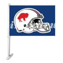 Load image into Gallery viewer, Buffalo Bills Car Flag 30x45cm with 50cm plastic pole