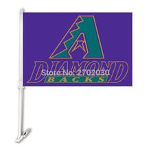 Load image into Gallery viewer, Arizona Diamondbacks Car Flag 30x45cm with 50cm plastic pole