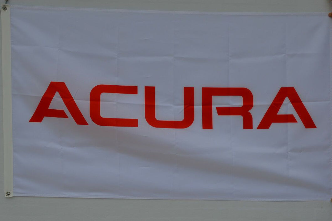 ACURA Flag Car Banner Auto Racing