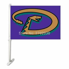 Load image into Gallery viewer, Arizona Diamondbacks Car Flag 30x45cm with 50cm plastic pole