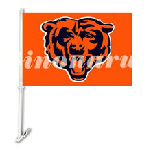 Load image into Gallery viewer, Chicago Bears Car Flag 30x45cm with 50cm plastic pole