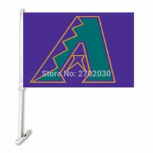 Load image into Gallery viewer, Arizona Diamondbacks Car Flag 30x45cm with 50cm plastic pole