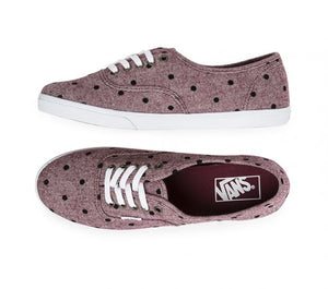 SHOES | AUTHENTIC | LO PRO | BURGANDY/WHITE