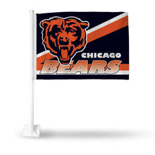 Load image into Gallery viewer, Chicago Bears Car Flag 30x45cm with 50cm plastic pole