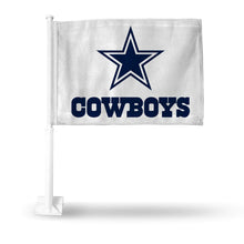 Load image into Gallery viewer, Dallas Cowboys Car Flag 30x45cm with 50cm plastic pole