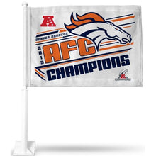 Load image into Gallery viewer, Denver Broncos Car Flag 30x45cm with 50cm plastic pole