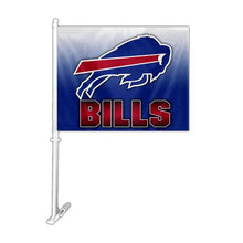 Load image into Gallery viewer, Buffalo Bills Car Flag 30x45cm with 50cm plastic pole