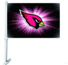Load image into Gallery viewer, Arizona Cardinals Car Flag 30x45cm with 50cm plastic pole