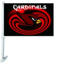Load image into Gallery viewer, Arizona Cardinals Car Flag 30x45cm with 50cm plastic pole