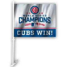 Load image into Gallery viewer, Chicago Cubs Car Flag 30x45cm with 50cm plastic pole