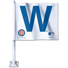 Load image into Gallery viewer, Chicago Cubs Car Flag 30x45cm with 50cm plastic pole