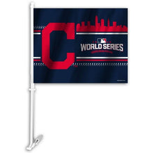 Load image into Gallery viewer, Cleveland Indians Car Flag 30x45cm with 50cm plastic pole