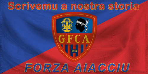 Ajaccio Custom SOCCER Sport Flags For Sale Online!