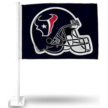 Load image into Gallery viewer, Houston Texans Car Flag 30x45cm with 50cm plastic pole