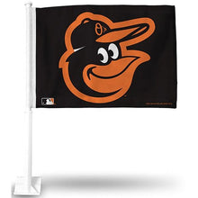 Load image into Gallery viewer, Baltimore Orioles Car Flag 30x45cm with 50cm plastic pole